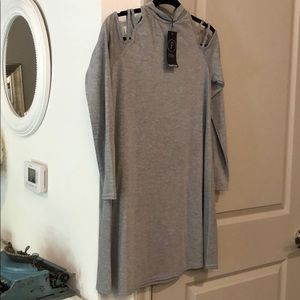 Gray petite dress